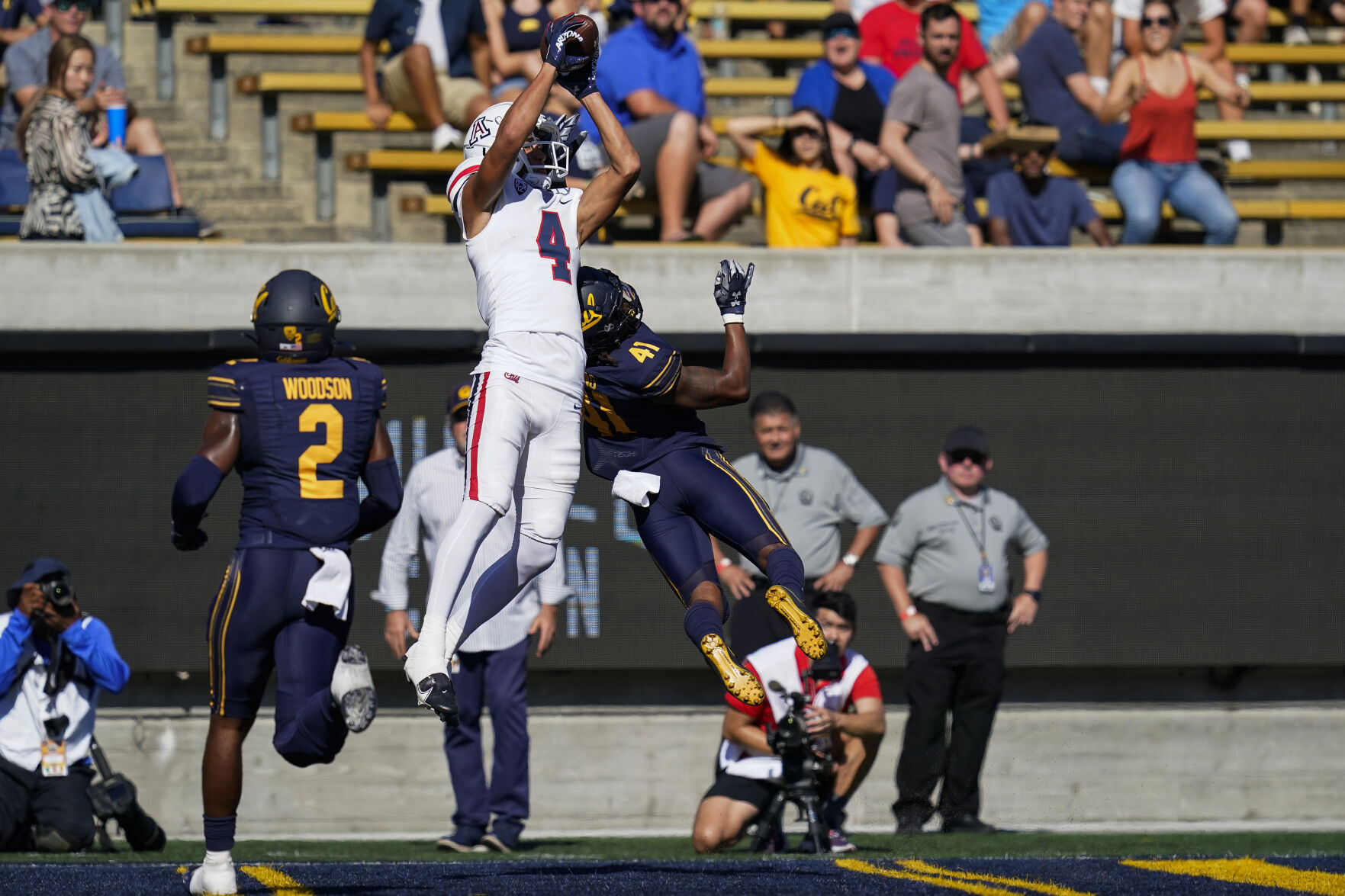 Arizona at Cal college football, 2022
